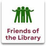 Text description: friends of the library.