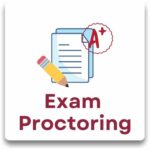 Text description: exam proctoring.
