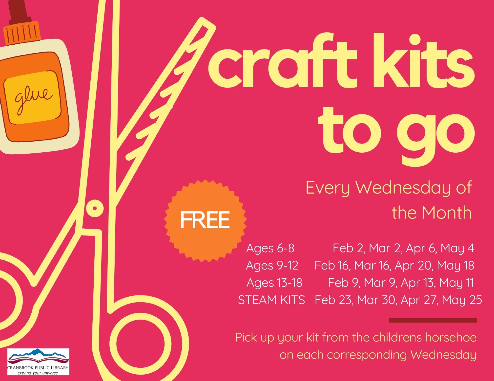 Poster for Craft Kits.